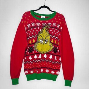 Men's Grinch Holiday‎ Sweater M